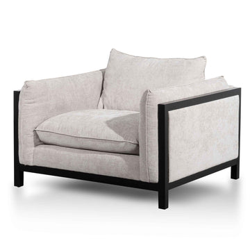 Eleanor Fabric Armchair - Oyster Beige