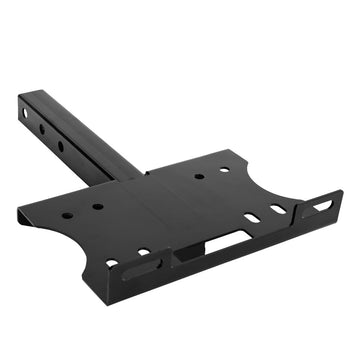 Universal Winch Mounting Plate Cradle 2" Receiver Hitch Truck Trailer ATV UTV